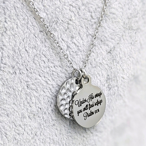 Christian Bible Verse Scripture Necklace - Picture 5 of 11